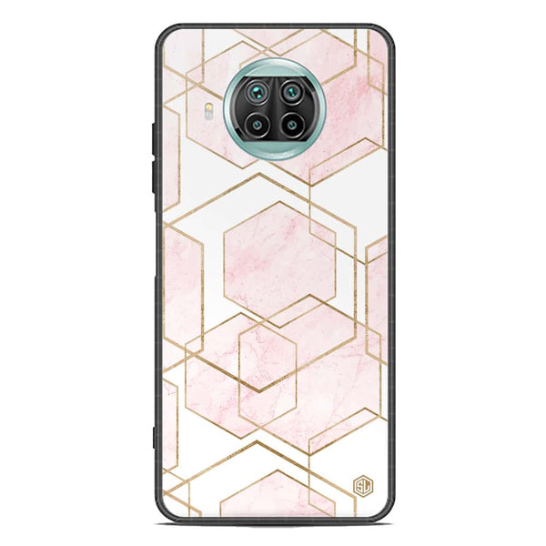 Stylish Marble Series Soft Phone Case - Premium Glass Case - Design 3 - Xiaomi Mi 10T Lite