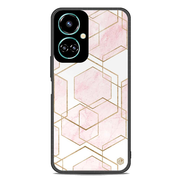Stylish Marble Series Soft Phone Case - Premium Glass Case - Design 3 - Tecno Camon 19