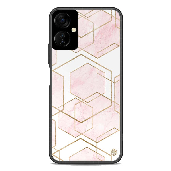 Stylish Marble Series Soft Phone Case - Premium Glass Case - Design 3 - Tecno Spark 9T