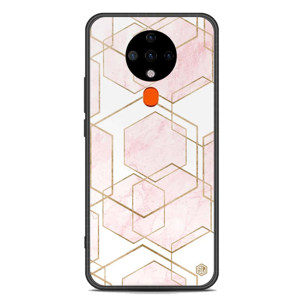Stylish Marble Series Soft Phone Case - Premium Glass Case - Design 3 - Tecno Spark 6