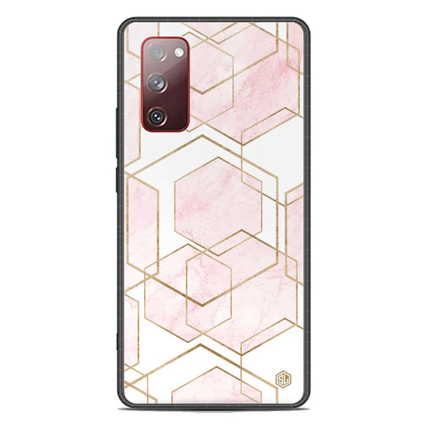 Stylish Marble Series Soft Phone Case - Premium Glass Case - Design 3 - Samsung Galaxy S20 FE