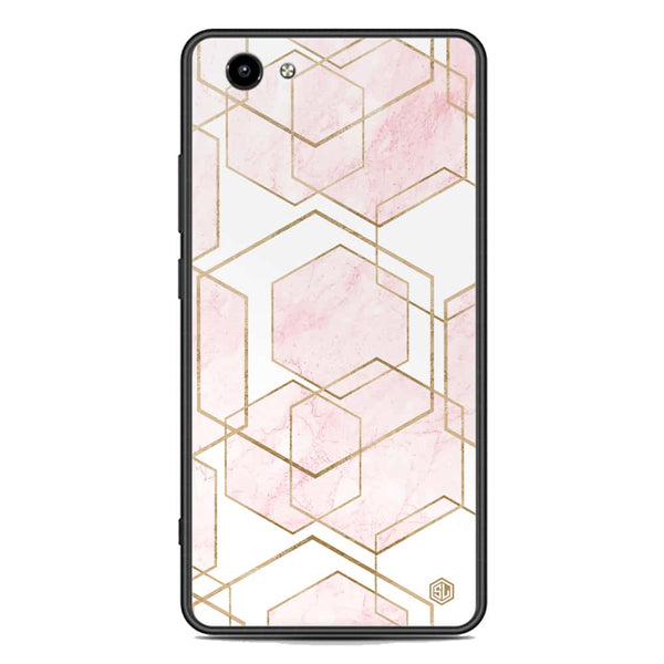 Stylish Marble Series Soft Phone Case - Premium Glass Case - Design 3 - Vivo Y71