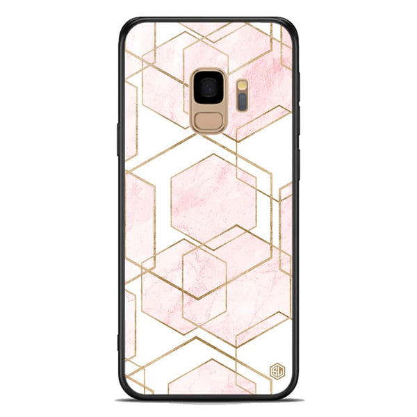 Stylish Marble Series Soft Phone Case - Premium Glass Case - Design 3 - Samsung Galaxy S9