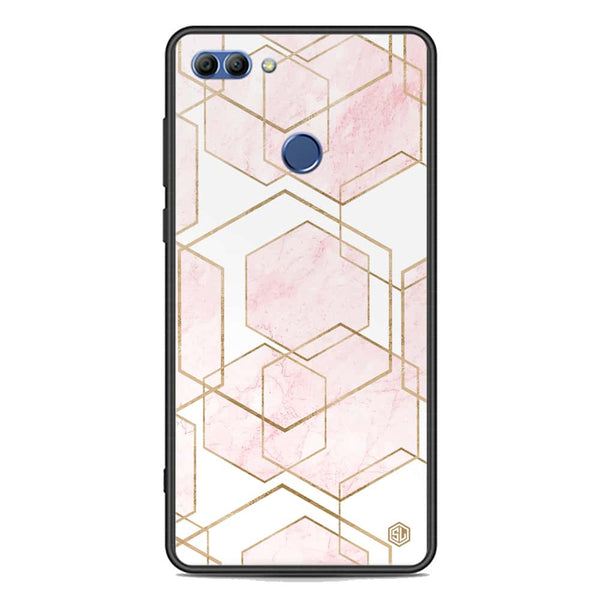Stylish Marble Series Soft Phone Case - Premium Glass Case - Design 3 - Huawei Y9 2018