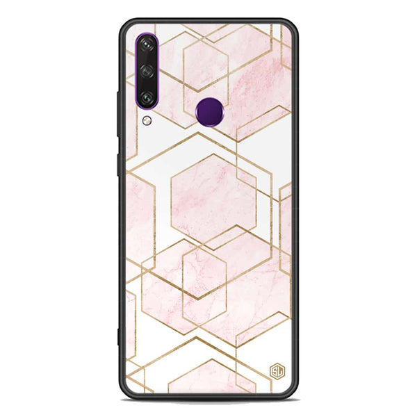Stylish Marble Series Soft Phone Case - Premium Glass Case - Design 3 - Huawei Y6p
