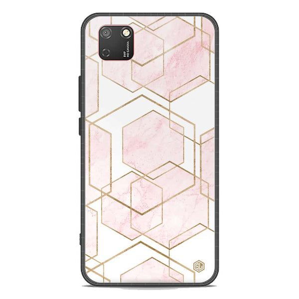 Stylish Marble Series Soft Phone Case - Premium Glass Case - Design 3 - Huawei Y5p