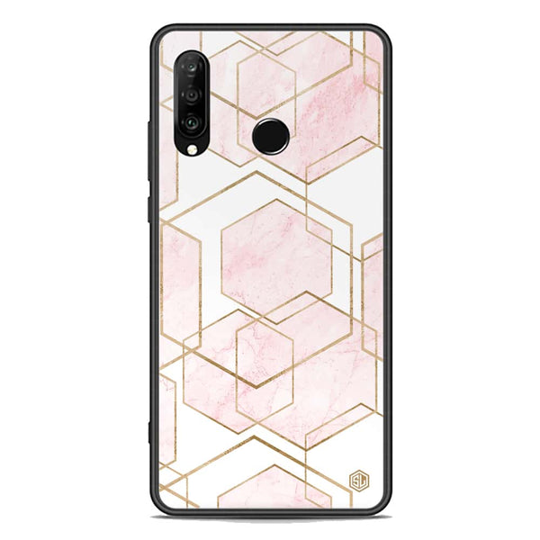 Stylish Marble Series Soft Phone Case - Premium Glass Case - Design 3 - Huawei Nova 4e