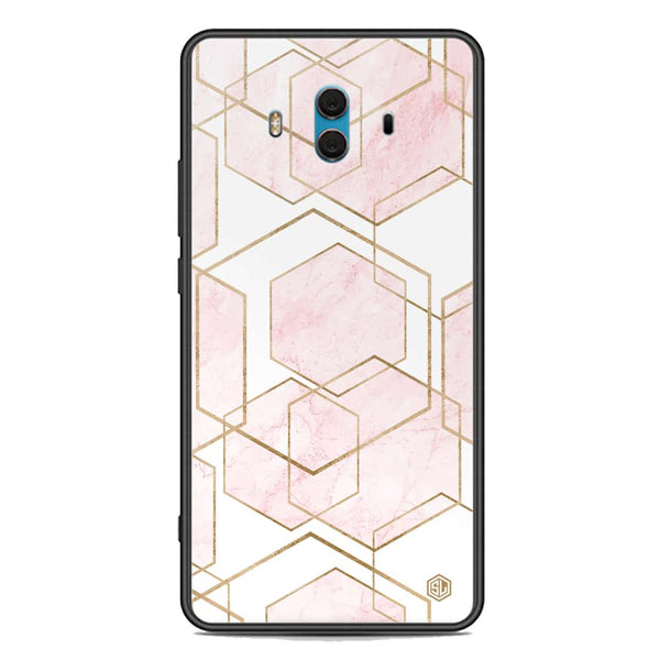 Stylish Marble Series Soft Phone Case - Premium Glass Case - Design 3 - Huawei Mate 10