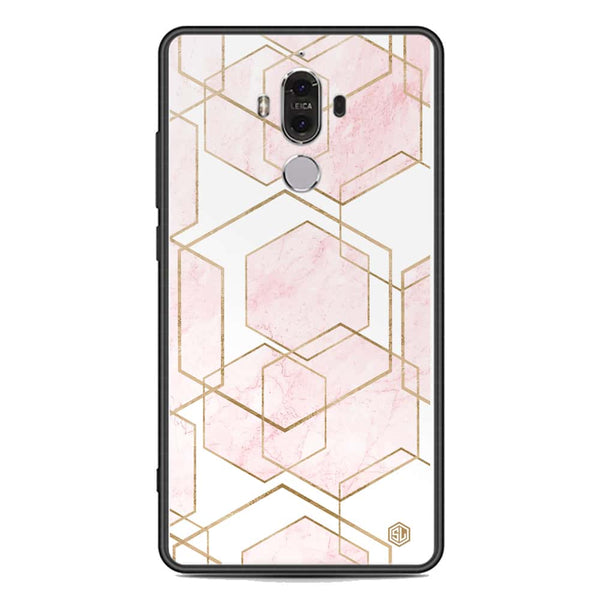 Stylish Marble Series Soft Phone Case - Premium Glass Case - Design 3 - Huawei Mate 9