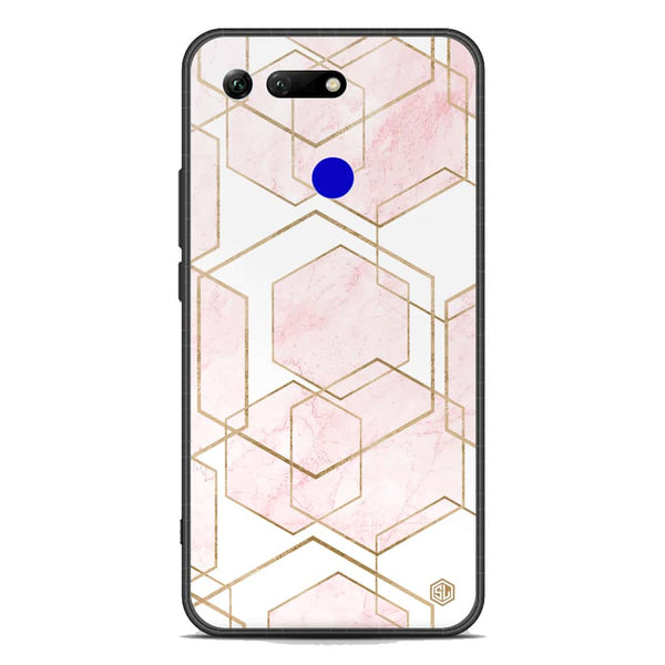 Stylish Marble Series Soft Phone Case - Premium Glass Case - Design 3 - Huawei Honor View 20