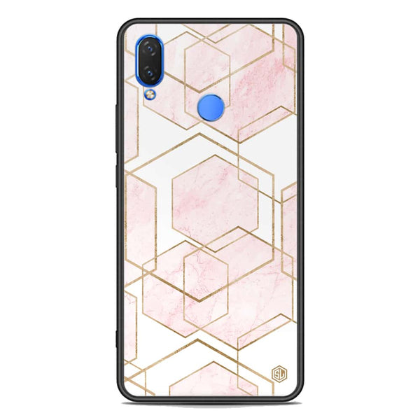 Stylish Marble Series Soft Phone Case - Premium Glass Case - Design 3 - Huawei Honor Play