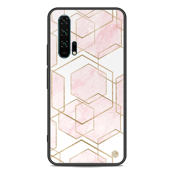 Stylish Marble Series Soft Phone Case - Premium Glass Case - Design 3 - Honor 20 Pro