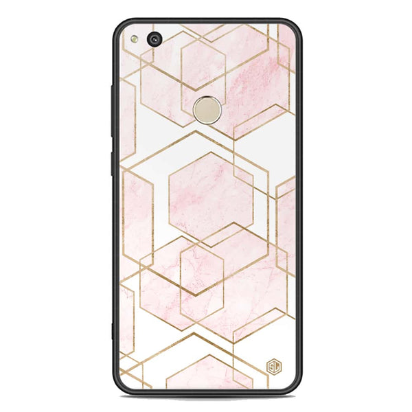 Stylish Marble Series Soft Phone Case - Premium Glass Case - Design 3 - Honor 8 Lite