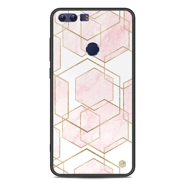 Stylish Marble Series Soft Phone Case - Premium Glass Case - Design 3 - Huawei Honor 8