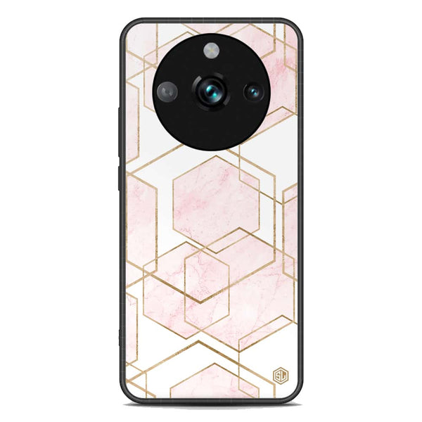 Stylish Marble Series Soft Phone Case - Premium Glass Case - Design 3 - Realme 11 Pro