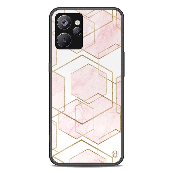Stylish Marble Series Soft Phone Case - Premium Glass Case - Design 3 - Realme 10T