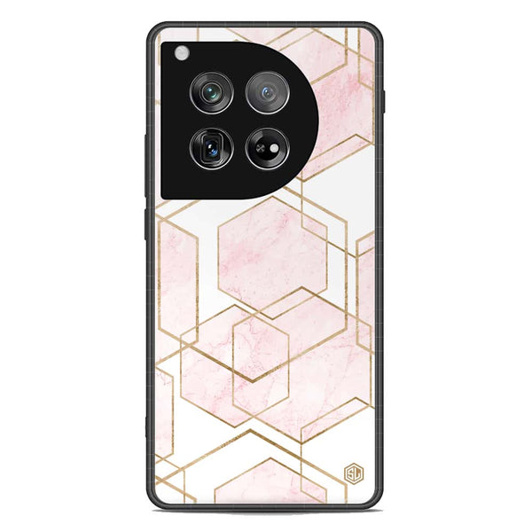Stylish Marble Series Soft Phone Case - Premium Glass Case - Design 3 - OnePlus 12