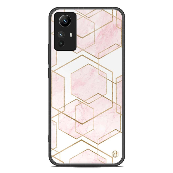 Stylish Marble Series Soft Phone Case - Premium Glass Case - Design 3 - Xiaomi Redmi Note 12S