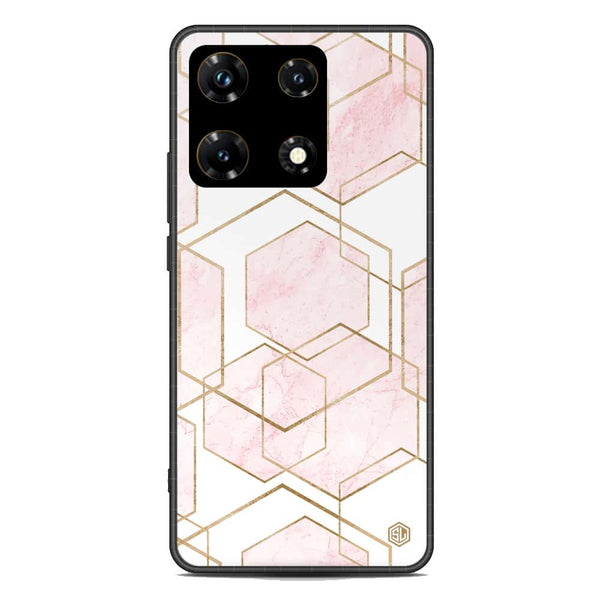 Stylish Marble Series Soft Phone Case - Metal Case - Design 3 - Infinix Note 30 Pro