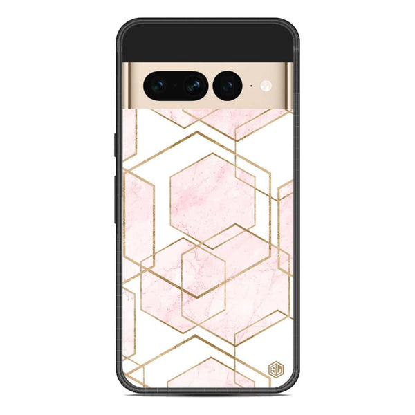 Stylish Marble Series Soft Phone Case - Metal Case - Design 3 - Google Pixel 7 Pro