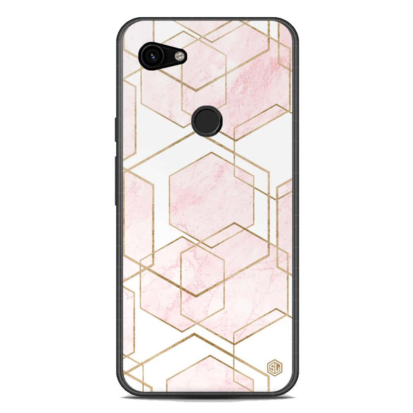 Stylish Marble Series Soft Phone Case - Metal Case - Design 3 - Google Pixel 3a XL
