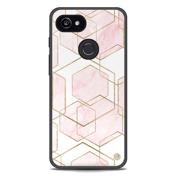 Stylish Marble Series Soft Phone Case - Metal Case - Design 3 - Google Pixel 2 XL