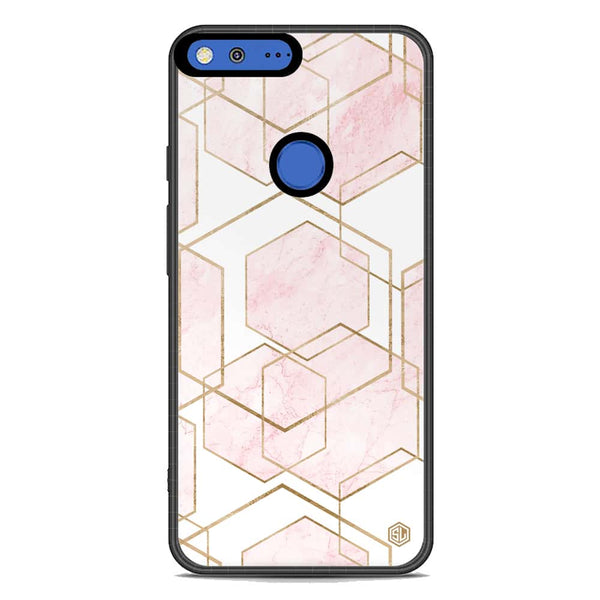Stylish Marble Series Soft Phone Case - Metal Case - Design 3 - Google Pixel XL
