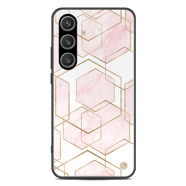 Stylish Marble Series Soft Phone Case - Premium Glass Case - Design 3 - Samsung Galaxy S24 Plus