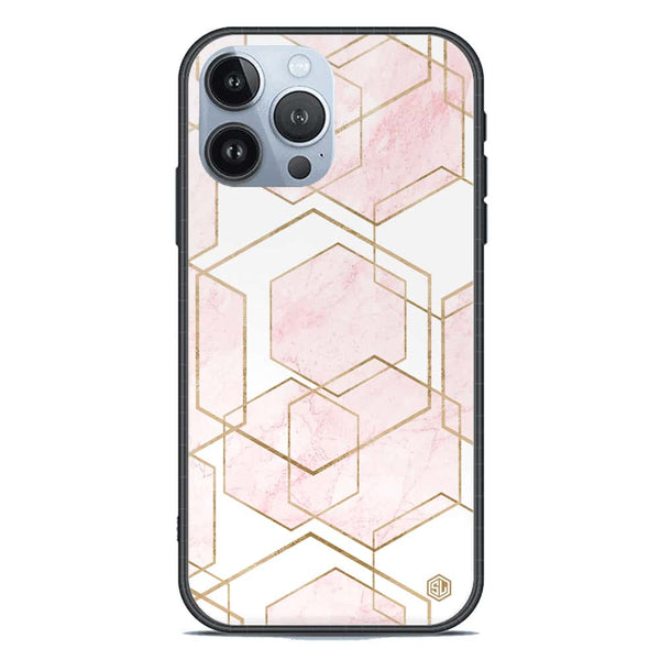 Stylish Marble Series Soft Phone Case - Premium Glass Case - Design 3 - iPhone 13 Pro Max