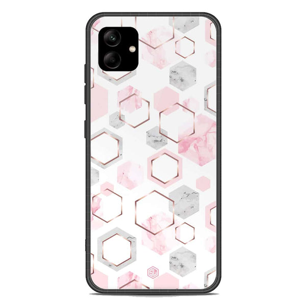 Stylish Marble Series Soft Phone Case - Premium Glass Case - Design 4 - Samsung Galaxy A04e