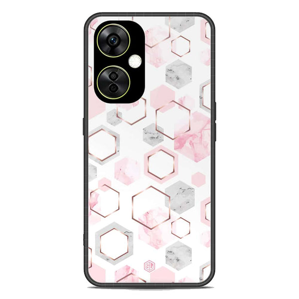 Stylish Marble Series Soft Phone Case - Premium Glass Case - Design 4 - OnePlus Nord CE 3 Lite