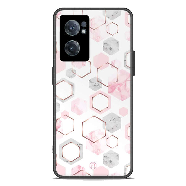Stylish Marble Series Soft Phone Case - Premium Glass Case - Design 4 - OnePlus Nord CE 2 5G