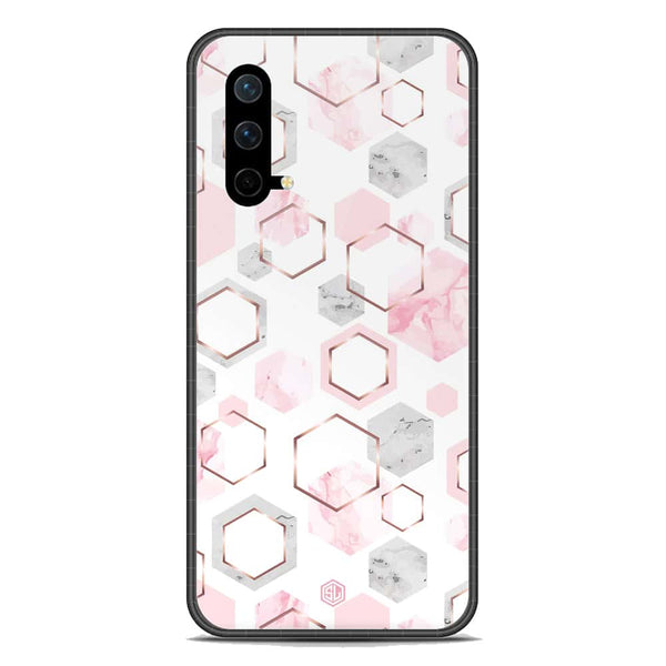 Stylish Marble Series Soft Phone Case - Premium Glass Case - Design 4 - OnePlus Nord CE 5G