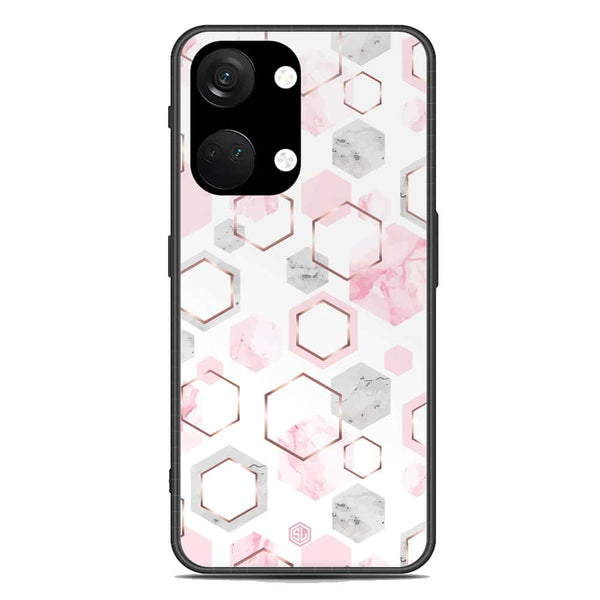 Stylish Marble Series Soft Phone Case - Premium Glass Case - Design 4 - OnePlus Ace 2V