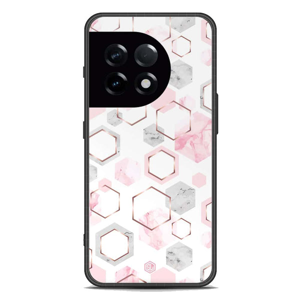 Stylish Marble Series Soft Phone Case - Premium Glass Case - Design 4 - OnePlus Ace 2