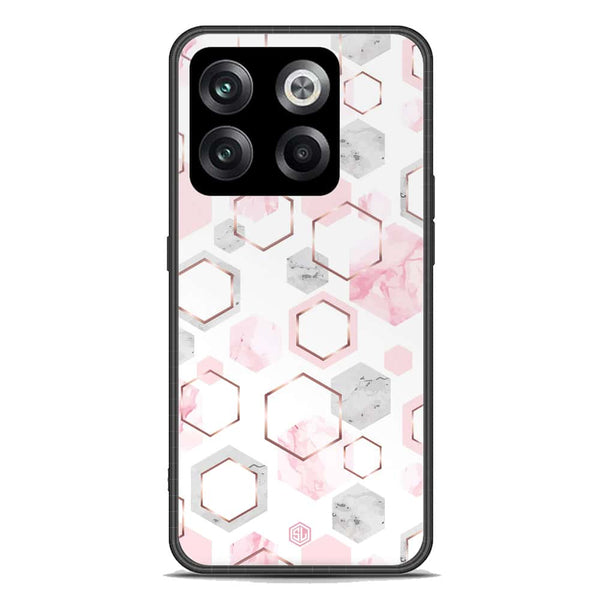 Stylish Marble Series Soft Phone Case - Premium Glass Case - Design 4 - OnePlus 10T