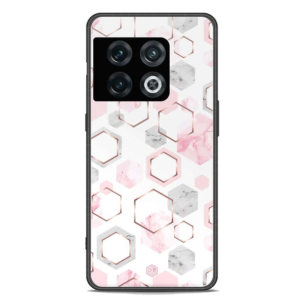 Stylish Marble Series Soft Phone Case - Premium Glass Case - Design 4 - OnePlus 10 Pro