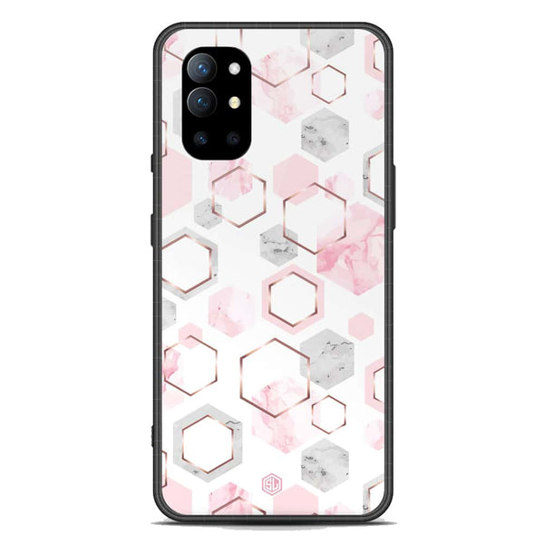 Stylish Marble Series Soft Phone Case - Premium Glass Case - Design 4 - OnePlus 9R