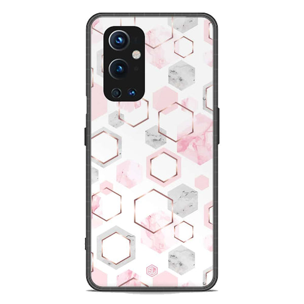 Stylish Marble Series Soft Phone Case - Premium Glass Case - Design 4 - OnePlus 9 Pro