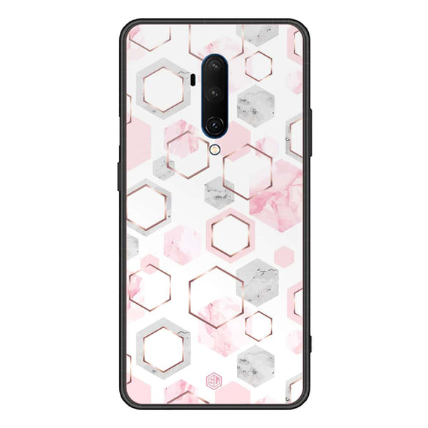 Stylish Marble Series Soft Phone Case - Premium Glass Case - Design 4 - OnePlus 7T Pro