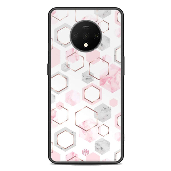 Stylish Marble Series Soft Phone Case - Premium Glass Case - Design 4 - OnePlus 7T