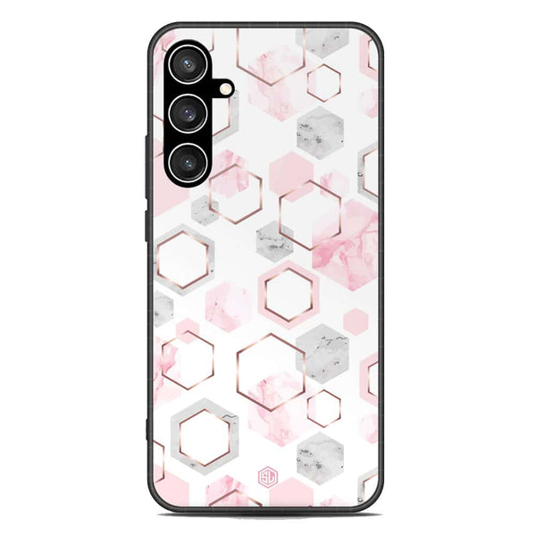 Stylish Marble Series Soft Phone Case - Premium Glass Case - Design 4 - Samsung Galaxy S23 FE