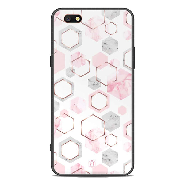 Stylish Marble Series Soft Phone Case - Premium Glass Case - Design 4 - Oppo F3