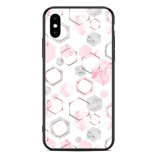 Stylish Marble Series Soft Phone Case - Premium Glass Case - Design 4 - iPhone XS Max
