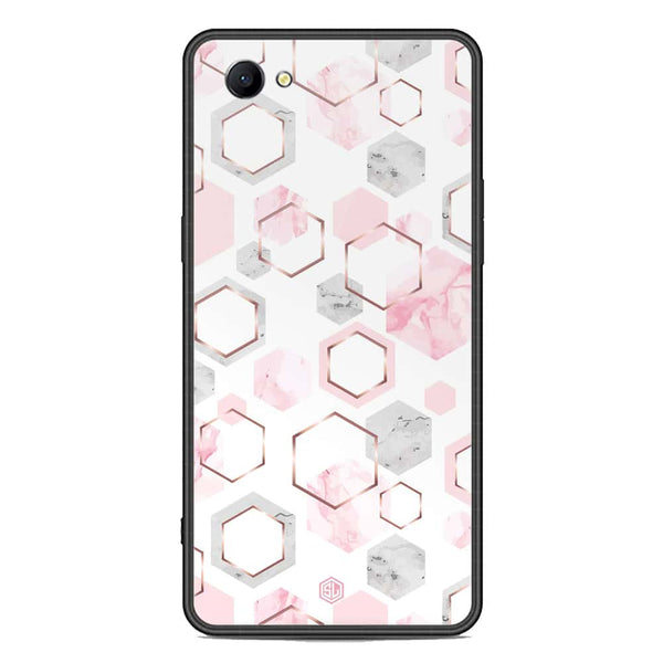 Stylish Marble Series Soft Phone Case - Premium Glass Case - Design 4 - Oppo A3