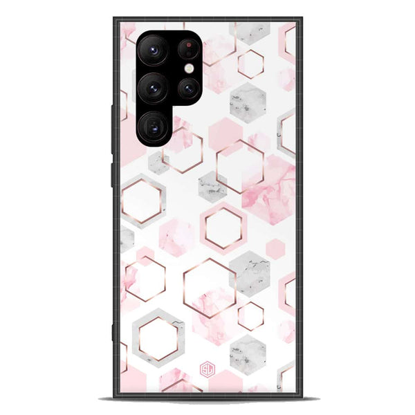 Stylish Marble Series Soft Phone Case - Premium Glass Case - Design 4 - Samsung Galaxy S23 Ultra 5G