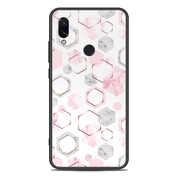 Stylish Marble Series Soft Phone Case - Premium Glass Case - Design 4 - Xiaomi Redmi Note 7 Pro