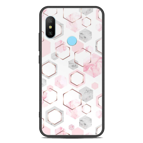 Stylish Marble Series Soft Phone Case - Premium Glass Case - Design 4 - Xiaomi Redmi Note 6 Pro
