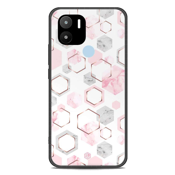 Stylish Marble Series Soft Phone Case - Premium Glass Case - Design 4 - Xiaomi Redmi A1 Plus