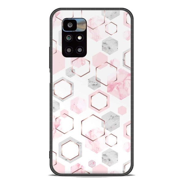 Stylish Marble Series Soft Phone Case - Premium Glass Case - Design 4 - Xiaomi Redmi 10